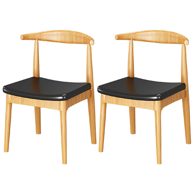 Modern 1/2/5/7/10 Pieces Dining Set Solid Wood Dining Table Set for Dining Areas 2 Brown Chairs Clearhalo 'Dining Room Sets' 'Dining Tables & Seating' 'dining_room_set' 'furn' 'furn_dining_room_set' 'Furniture' 'furniture_dining_room_set' 'Kitchen & Dining Furniture' 'kitchen&dining_furn' 'kitchen' 4556612