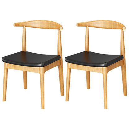 Modern 1/2/5/7/10 Pieces Dining Set Solid Wood Dining Table Set for Dining Areas 2 Brown Chairs Clearhalo 'Dining Room Sets' 'Dining Tables & Seating' 'dining_room_set' 'furn' 'furn_dining_room_set' 'Furniture' 'furniture_dining_room_set' 'Kitchen & Dining Furniture' 'kitchen&dining_furn' 'kitchen' 4556612