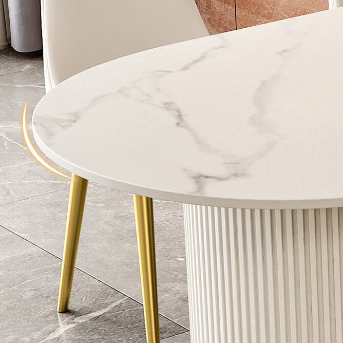 Glam 1/2/4/5/7 Pieces Table and Chair Set White Dining Table with Chairs Clearhalo 'Dining Room Sets' 'Dining Tables & Seating' 'dining_room_set' 'furn' 'furn_dining_room_set' 'Furniture' 'furniture_dining_room_set' 'Kitchen & Dining Furniture' 'kitchen&dining_furn' 'kitchen' 4556642