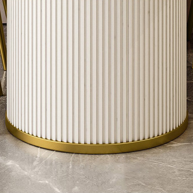 Glam 1/2/4/5/7 Pieces Table and Chair Set White Dining Table with Chairs Clearhalo 'Dining Room Sets' 'Dining Tables & Seating' 'dining_room_set' 'furn' 'furn_dining_room_set' 'Furniture' 'furniture_dining_room_set' 'Kitchen & Dining Furniture' 'kitchen&dining_furn' 'kitchen' 4556644