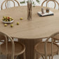 Round Pedestal Casual Dining Table Wood Color Fixed Table with Pinewood Solid Wood Clearhalo ' dining_table' 'Dining Tables & Seating' 'Dining Tables' 'furn' 'furn_dining_table' 'Furniture' 'furniture_dining_table' 'Kitchen & Dining Furniture' 'kitchen&dining_furn' 'kitchen' 'kitchen_dining_table' 4556691