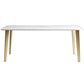 Rectangle Dining Site Table Traditional Luxury Stone Dining Room Collection with 4-foot Clearhalo ' dining_table' 'Dining Tables & Seating' 'Dining Tables' 'furn' 'furn_dining_table' 'Furniture' 'furniture_dining_table' 'Kitchen & Dining Furniture' 'kitchen&dining_furn' 'kitchen' 'kitchen_dining_table' 4556743