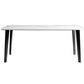 Rectangle Dining Site Table Traditional Luxury Stone Dining Room Collection with 4-foot Black Without Chairs Clearhalo ' dining_table' 'Dining Tables & Seating' 'Dining Tables' 'furn' 'furn_dining_table' 'Furniture' 'furniture_dining_table' 'Kitchen & Dining Furniture' 'kitchen&dining_furn' 'kitchen' 'kitchen_dining_table' 4556747