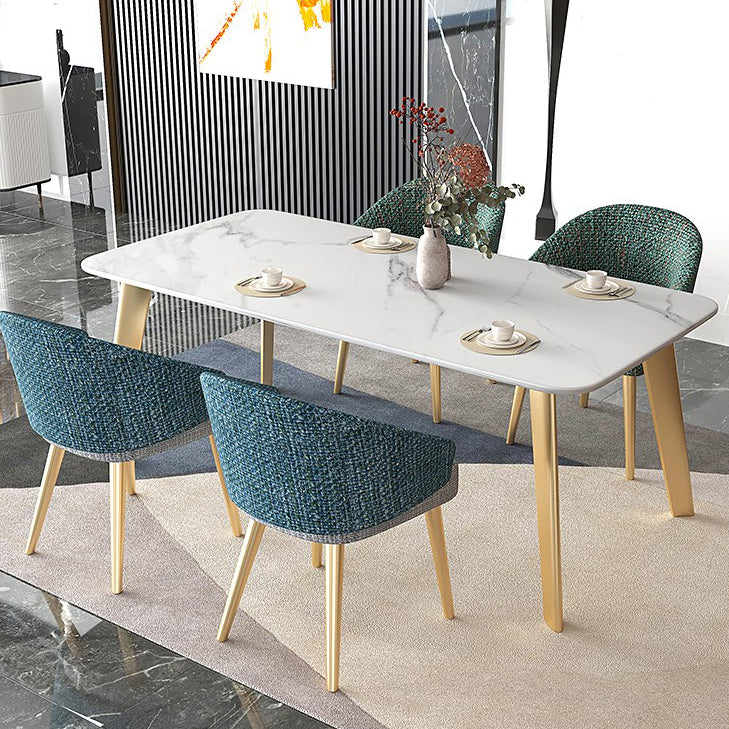 Rectangle Dining Site Table Traditional Luxury Stone Dining Room Collection with 4-foot Clearhalo ' dining_table' 'Dining Tables & Seating' 'Dining Tables' 'furn' 'furn_dining_table' 'Furniture' 'furniture_dining_table' 'Kitchen & Dining Furniture' 'kitchen&dining_furn' 'kitchen' 'kitchen_dining_table' 4556750
