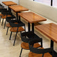 Industrial Style Dining Room Collection Pine Solid Wood Dining Site Table 63"L x 27.6"W x 29.5"H Without Chairs Clearhalo ' dining_table' 'Dining Tables & Seating' 'Dining Tables' 'furn' 'furn_dining_table' 'Furniture' 'furniture_dining_table' 'Kitchen & Dining Furniture' 'kitchen&dining_furn' 'kitchen' 'kitchen_dining_table' 4556799