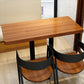 Industrial Style Dining Room Collection Pine Solid Wood Dining Site Table 47.2"L x 23.6"W x 29.5"H Without Chairs Clearhalo ' dining_table' 'Dining Tables & Seating' 'Dining Tables' 'furn' 'furn_dining_table' 'Furniture' 'furniture_dining_table' 'Kitchen & Dining Furniture' 'kitchen&dining_furn' 'kitchen' 'kitchen_dining_table' 4556800