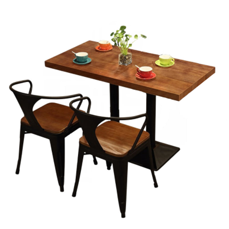 Industrial Style Dining Room Collection Pine Solid Wood Dining Site Table Without Chairs Clearhalo ' dining_table' 'Dining Tables & Seating' 'Dining Tables' 'furn' 'furn_dining_table' 'Furniture' 'furniture_dining_table' 'Kitchen & Dining Furniture' 'kitchen&dining_furn' 'kitchen' 'kitchen_dining_table' 4556801