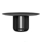 Solid Wood Dining Table Simplicity Pedestal Table for Dining Room Black Without Chairs Clearhalo ' dining_table' 'Dining Tables & Seating' 'Dining Tables' 'furn' 'furn_dining_table' 'Furniture' 'furniture_dining_table' 'Kitchen & Dining Furniture' 'kitchen&dining_furn' 'kitchen' 'kitchen_dining_table' 4556870