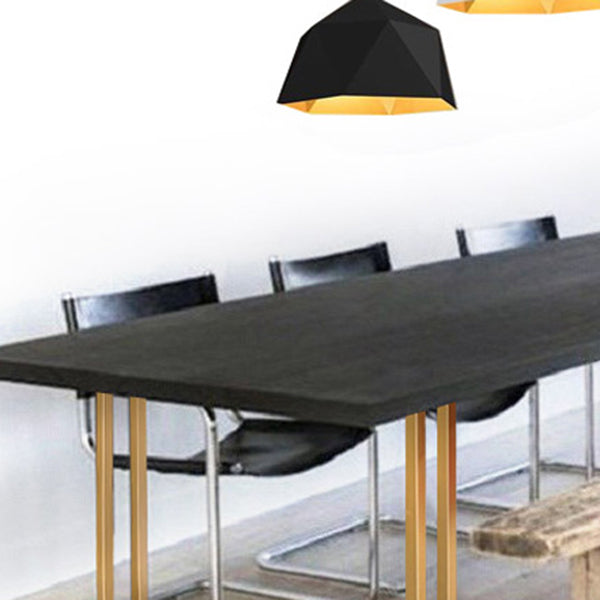 Rectangle Double Pedestal Luxury Dining Table Fixed Table of Pine Solid Wood Clearhalo ' dining_table' 'Dining Tables & Seating' 'Dining Tables' 'furn' 'furn_dining_table' 'Furniture' 'furniture_dining_table' 'Kitchen & Dining Furniture' 'kitchen&dining_furn' 'kitchen' 'kitchen_dining_table' 4556888