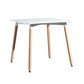 Industrial Style Dining Table MDF 4 Legs Dining Site Table for Dining Room White Without Chairs Clearhalo ' dining_table' 'Dining Tables & Seating' 'Dining Tables' 'furn' 'furn_dining_table' 'Furniture' 'furniture_dining_table' 'Kitchen & Dining Furniture' 'kitchen&dining_furn' 'kitchen' 'kitchen_dining_table' 4556899
