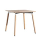 Industrial Style Dining Table MDF 4 Legs Dining Site Table for Dining Room Natural Without Chairs Clearhalo ' dining_table' 'Dining Tables & Seating' 'Dining Tables' 'furn' 'furn_dining_table' 'Furniture' 'furniture_dining_table' 'Kitchen & Dining Furniture' 'kitchen&dining_furn' 'kitchen' 'kitchen_dining_table' 4556903