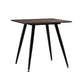 Industrial Style Dining Table MDF 4 Legs Dining Site Table for Dining Room Gray 39.4"L x 39.4"W x 29.5"H Without Chairs Clearhalo ' dining_table' 'Dining Tables & Seating' 'Dining Tables' 'furn' 'furn_dining_table' 'Furniture' 'furniture_dining_table' 'Kitchen & Dining Furniture' 'kitchen&dining_furn' 'kitchen' 'kitchen_dining_table' 4556905