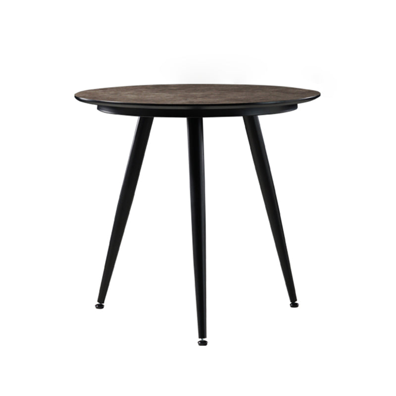 Industrial Style Dining Table MDF 4 Legs Dining Site Table for Dining Room Gray 31.5"L x 31.5"W x 29.5"H Without Chairs Clearhalo ' dining_table' 'Dining Tables & Seating' 'Dining Tables' 'furn' 'furn_dining_table' 'Furniture' 'furniture_dining_table' 'Kitchen & Dining Furniture' 'kitchen&dining_furn' 'kitchen' 'kitchen_dining_table' 4556906