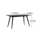 Industrial Style Dining Table MDF 4 Legs Dining Site Table for Dining Room Clearhalo ' dining_table' 'Dining Tables & Seating' 'Dining Tables' 'furn' 'furn_dining_table' 'Furniture' 'furniture_dining_table' 'Kitchen & Dining Furniture' 'kitchen&dining_furn' 'kitchen' 'kitchen_dining_table' 4556923
