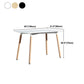 Industrial Style Dining Table MDF 4 Legs Dining Site Table for Dining Room Clearhalo ' dining_table' 'Dining Tables & Seating' 'Dining Tables' 'furn' 'furn_dining_table' 'Furniture' 'furniture_dining_table' 'Kitchen & Dining Furniture' 'kitchen&dining_furn' 'kitchen' 'kitchen_dining_table' 4556924