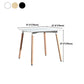 Industrial Style Dining Table MDF 4 Legs Dining Site Table for Dining Room Clearhalo ' dining_table' 'Dining Tables & Seating' 'Dining Tables' 'furn' 'furn_dining_table' 'Furniture' 'furniture_dining_table' 'Kitchen & Dining Furniture' 'kitchen&dining_furn' 'kitchen' 'kitchen_dining_table' 4556926