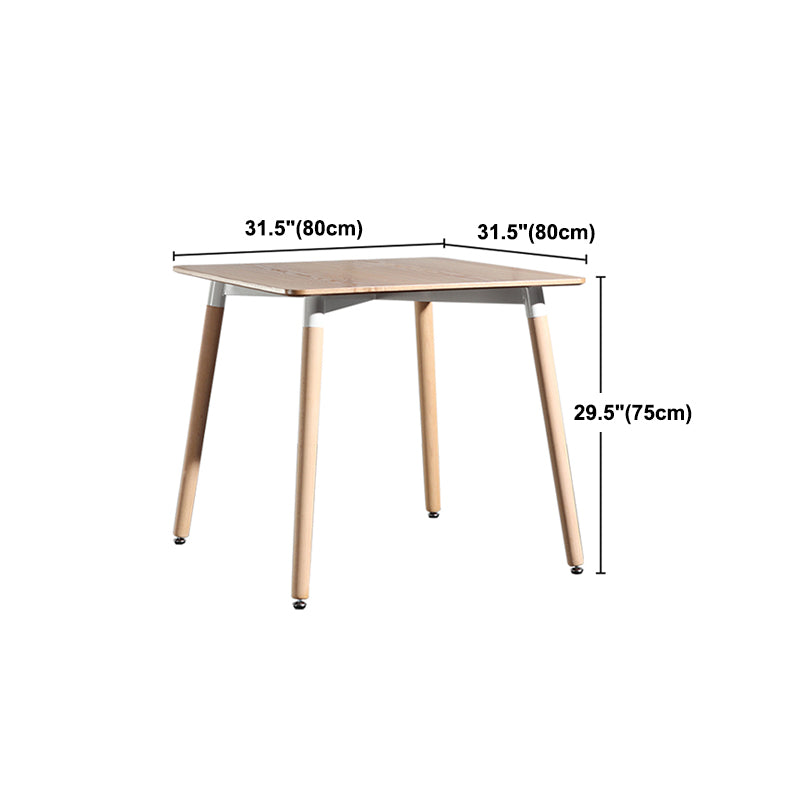 Industrial Style Dining Table MDF 4 Legs Dining Site Table for Dining Room Clearhalo ' dining_table' 'Dining Tables & Seating' 'Dining Tables' 'furn' 'furn_dining_table' 'Furniture' 'furniture_dining_table' 'Kitchen & Dining Furniture' 'kitchen&dining_furn' 'kitchen' 'kitchen_dining_table' 4556931