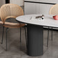Sintered Stone Top Dining Table Oval Table with Metal Base and 3 Legs Clearhalo ' dining_table' 'Dining Tables & Seating' 'Dining Tables' 'furn' 'furn_dining_table' 'Furniture' 'furniture_dining_table' 'Kitchen & Dining Furniture' 'kitchen&dining_furn' 'kitchen' 'kitchen_dining_table' 4556952