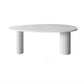 Sintered Stone Top Dining Table Oval Table with Metal Base and 3 Legs White White Clearhalo ' dining_table' 'Dining Tables & Seating' 'Dining Tables' 'furn' 'furn_dining_table' 'Furniture' 'furniture_dining_table' 'Kitchen & Dining Furniture' 'kitchen&dining_furn' 'kitchen' 'kitchen_dining_table' 4556959