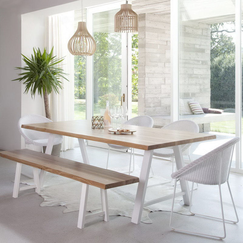 Rectangle Luxury Dining Table Double Pedestal Fixed Table with Solid Wood White Without Chairs Clearhalo ' dining_table' 'Dining Tables & Seating' 'Dining Tables' 'furn' 'furn_dining_table' 'Furniture' 'furniture_dining_table' 'Kitchen & Dining Furniture' 'kitchen&dining_furn' 'kitchen' 'kitchen_dining_table' 4556987