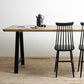 Rectangle Luxury Dining Table Double Pedestal Fixed Table with Solid Wood Clearhalo ' dining_table' 'Dining Tables & Seating' 'Dining Tables' 'furn' 'furn_dining_table' 'Furniture' 'furniture_dining_table' 'Kitchen & Dining Furniture' 'kitchen&dining_furn' 'kitchen' 'kitchen_dining_table' 4556993