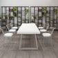 Traditional Luxury Dining Table Solid Wood Sled Base Dining Room Furniture White Without Chairs Clearhalo ' dining_table' 'Dining Tables & Seating' 'Dining Tables' 'furn' 'furn_dining_table' 'Furniture' 'furniture_dining_table' 'Kitchen & Dining Furniture' 'kitchen&dining_furn' 'kitchen' 'kitchen_dining_table' 4557003