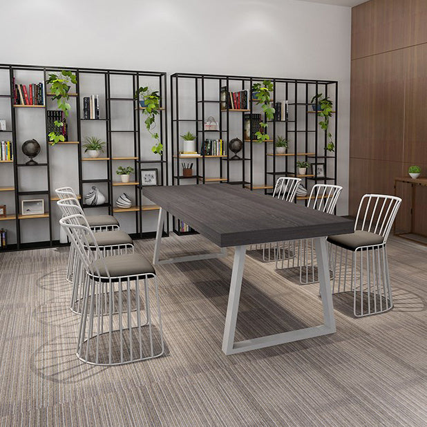 Traditional Luxury Dining Table Solid Wood Sled Base Dining Room Furniture Clearhalo ' dining_table' 'Dining Tables & Seating' 'Dining Tables' 'furn' 'furn_dining_table' 'Furniture' 'furniture_dining_table' 'Kitchen & Dining Furniture' 'kitchen&dining_furn' 'kitchen' 'kitchen_dining_table' 4557009