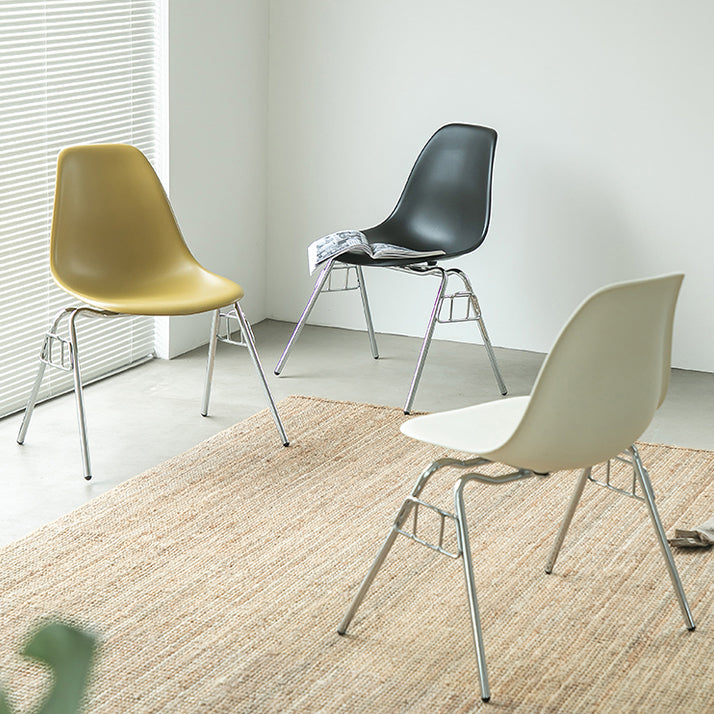 Metal Industrial Kitchen Dining Room Chair Solid Back Side Chair Clearhalo ' kitchen&dining_furn' 'Dining Chairs' 'Dining Tables & Seating' 'dining_chair' 'Furniture' 'furniture_dining_chair' 'Kitchen & Dining Furniture' 'kitchen' 4557129