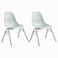 Metal Industrial Kitchen Dining Room Chair Solid Back Side Chair Light Gray Set of 2 Clearhalo ' kitchen&dining_furn' 'Dining Chairs' 'Dining Tables & Seating' 'dining_chair' 'Furniture' 'furniture_dining_chair' 'Kitchen & Dining Furniture' 'kitchen' 4557145