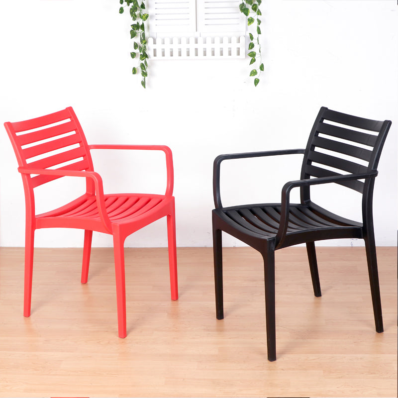 Contemporary Dining Chairs Dining Arm Side Chair with Plastic Legs Clearhalo ' kitchen&dining_furn' 'Dining Chairs' 'Dining Tables & Seating' 'dining_chair' 'furn' 'furn_dining_chair' 'Furniture' 'furniture_dining_chair' 'Kitchen & Dining Furniture' 'kitchen' 4557166