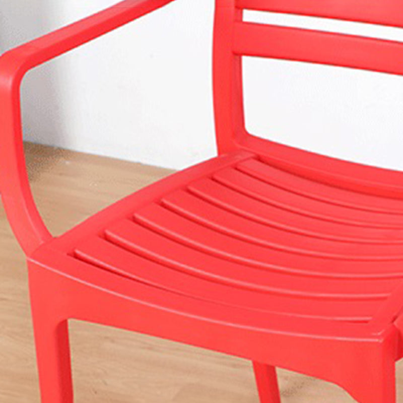 Contemporary Dining Chairs Dining Arm Side Chair with Plastic Legs Clearhalo ' kitchen&dining_furn' 'Dining Chairs' 'Dining Tables & Seating' 'dining_chair' 'furn' 'furn_dining_chair' 'Furniture' 'furniture_dining_chair' 'Kitchen & Dining Furniture' 'kitchen' 4557176