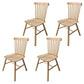 Contemporary Coffee Shop Wood Side Chair Matte Finish Slat Back Dining Chair Wood 4 Piece Set Clearhalo ' kitchen&dining_furn' 'Dining Chairs' 'Dining Tables & Seating' 'dining_chair' 'furn' 'furn_dining_chair' 'Furniture' 'furniture_dining_chair' 'Kitchen & Dining Furniture' 'kitchen' 4557384