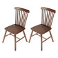 Contemporary Coffee Shop Wood Side Chair Matte Finish Slat Back Dining Chair Brown 2 Piece Set Clearhalo ' kitchen&dining_furn' 'Dining Chairs' 'Dining Tables & Seating' 'dining_chair' 'furn' 'furn_dining_chair' 'Furniture' 'furniture_dining_chair' 'Kitchen & Dining Furniture' 'kitchen' 4557387