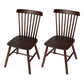 Contemporary Coffee Shop Wood Side Chair Matte Finish Slat Back Dining Chair Black 2 Piece Set Clearhalo ' kitchen&dining_furn' 'Dining Chairs' 'Dining Tables & Seating' 'dining_chair' 'furn' 'furn_dining_chair' 'Furniture' 'furniture_dining_chair' 'Kitchen & Dining Furniture' 'kitchen' 4557399