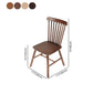 Contemporary Coffee Shop Wood Side Chair Matte Finish Slat Back Dining Chair Clearhalo ' kitchen&dining_furn' 'Dining Chairs' 'Dining Tables & Seating' 'dining_chair' 'furn' 'furn_dining_chair' 'Furniture' 'furniture_dining_chair' 'Kitchen & Dining Furniture' 'kitchen' 4557401
