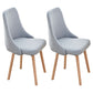 Contemporary Bedroom Upholstered Side Chair Matte Finish Parsons Dining Chair Light Blue 2 Piece Set Clearhalo ' kitchen&dining_furn' 'Dining Chairs' 'Dining Tables & Seating' 'dining_chair' 'furn' 'furn_dining_chair' 'Furniture' 'furniture_dining_chair' 'Kitchen & Dining Furniture' 'kitchen' 4557474