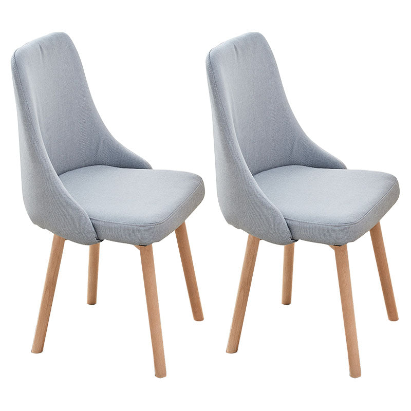 Contemporary Bedroom Upholstered Side Chair Matte Finish Parsons Dining Chair Light Blue 2 Piece Set Clearhalo ' kitchen&dining_furn' 'Dining Chairs' 'Dining Tables & Seating' 'dining_chair' 'furn' 'furn_dining_chair' 'Furniture' 'furniture_dining_chair' 'Kitchen & Dining Furniture' 'kitchen' 4557474