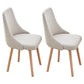 Contemporary Bedroom Upholstered Side Chair Matte Finish Parsons Dining Chair Light Gray 2 Piece Set Clearhalo ' kitchen&dining_furn' 'Dining Chairs' 'Dining Tables & Seating' 'dining_chair' 'furn' 'furn_dining_chair' 'Furniture' 'furniture_dining_chair' 'Kitchen & Dining Furniture' 'kitchen' 4557483