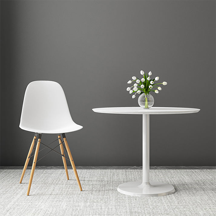 Wood Scandinavian Dining Room Side Chair Solid Back Dining Armless Chair Clearhalo ' kitchen&dining_furn' 'Dining Chairs' 'Dining Tables & Seating' 'dining_chair' 'Furniture' 'furniture_dining_chair' 'Kitchen & Dining Furniture' 'kitchen' 4557489