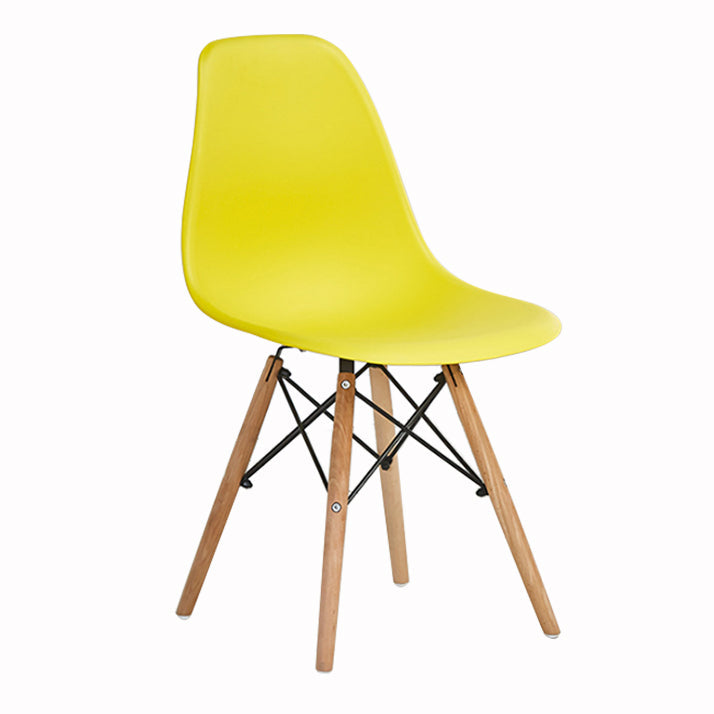 Wood Scandinavian Dining Room Side Chair Solid Back Dining Armless Chair Clearhalo ' kitchen&dining_furn' 'Dining Chairs' 'Dining Tables & Seating' 'dining_chair' 'Furniture' 'furniture_dining_chair' 'Kitchen & Dining Furniture' 'kitchen' 4557494