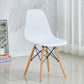 Wood Scandinavian Dining Room Side Chair Solid Back Dining Armless Chair White 1 Piece Clearhalo ' kitchen&dining_furn' 'Dining Chairs' 'Dining Tables & Seating' 'dining_chair' 'Furniture' 'furniture_dining_chair' 'Kitchen & Dining Furniture' 'kitchen' 4557504