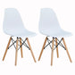 Wood Scandinavian Dining Room Side Chair Solid Back Dining Armless Chair White Set of 2 Clearhalo ' kitchen&dining_furn' 'Dining Chairs' 'Dining Tables & Seating' 'dining_chair' 'Furniture' 'furniture_dining_chair' 'Kitchen & Dining Furniture' 'kitchen' 4557505