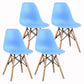 Wood Scandinavian Dining Room Side Chair Solid Back Dining Armless Chair Blue Set of 4 Clearhalo ' kitchen&dining_furn' 'Dining Chairs' 'Dining Tables & Seating' 'dining_chair' 'Furniture' 'furniture_dining_chair' 'Kitchen & Dining Furniture' 'kitchen' 4557509