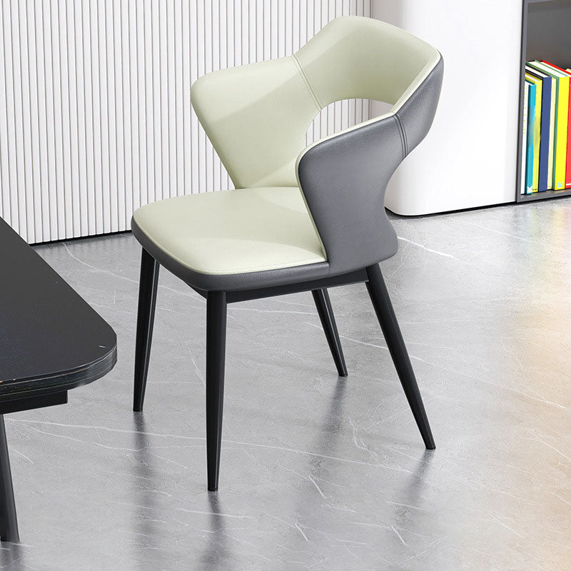 Contemporary Home Upholstered Arm Chair Matte Finish Open Back Dining Chair Green 1 Piece Clearhalo ' kitchen&dining_furn' 'Dining Chairs' 'Dining Tables & Seating' 'dining_chair' 'furn' 'furn_dining_chair' 'Furniture' 'furniture_dining_chair' 'Kitchen & Dining Furniture' 'kitchen' 4557512