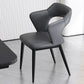 Contemporary Home Upholstered Arm Chair Matte Finish Open Back Dining Chair Dark Gray 1 Piece Clearhalo ' kitchen&dining_furn' 'Dining Chairs' 'Dining Tables & Seating' 'dining_chair' 'furn' 'furn_dining_chair' 'Furniture' 'furniture_dining_chair' 'Kitchen & Dining Furniture' 'kitchen' 4557516