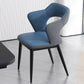 Contemporary Home Upholstered Arm Chair Matte Finish Open Back Dining Chair Blue 1 Piece Clearhalo ' kitchen&dining_furn' 'Dining Chairs' 'Dining Tables & Seating' 'dining_chair' 'furn' 'furn_dining_chair' 'Furniture' 'furniture_dining_chair' 'Kitchen & Dining Furniture' 'kitchen' 4557525