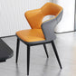Contemporary Home Upholstered Arm Chair Matte Finish Open Back Dining Chair Orange 1 Piece Clearhalo ' kitchen&dining_furn' 'Dining Chairs' 'Dining Tables & Seating' 'dining_chair' 'furn' 'furn_dining_chair' 'Furniture' 'furniture_dining_chair' 'Kitchen & Dining Furniture' 'kitchen' 4557527