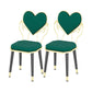 Nordic Design Fabric Dining Side Chairs Open Back Side Chair for Home Green 2 Piece Set Clearhalo ' kitchen&dining_furn' 'Dining Chairs' 'Dining Tables & Seating' 'dining_chair' 'furn' 'furn_dining_chair' 'Furniture' 'furniture_dining_chair' 'Kitchen & Dining Furniture' 'kitchen' 4557576