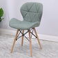 Contemporary Beech Wingback Side Chair Matte Finish Upholstered Dining Chair Pea Green 1 Piece Clearhalo ' kitchen&dining_furn' 'Dining Chairs' 'Dining Tables & Seating' 'dining_chair' 'Furniture' 'furniture_dining_chair' 'Kitchen & Dining Furniture' 'kitchen' 4557601