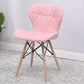 Contemporary Beech Wingback Side Chair Matte Finish Upholstered Dining Chair Pink 1 Piece Clearhalo ' kitchen&dining_furn' 'Dining Chairs' 'Dining Tables & Seating' 'dining_chair' 'Furniture' 'furniture_dining_chair' 'Kitchen & Dining Furniture' 'kitchen' 4557617